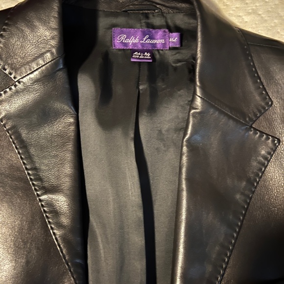 Ralph Lauren Purple Label Men’s Leather Jacket- New Without Tag - Picture 13 of 16